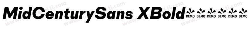 MidCenturySans XBold字体转换
